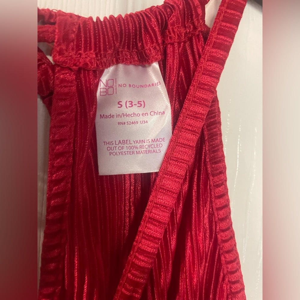 🔴 3/$12 Juniors Red Halter Top!‎ NWT! - Picture 4 of 5